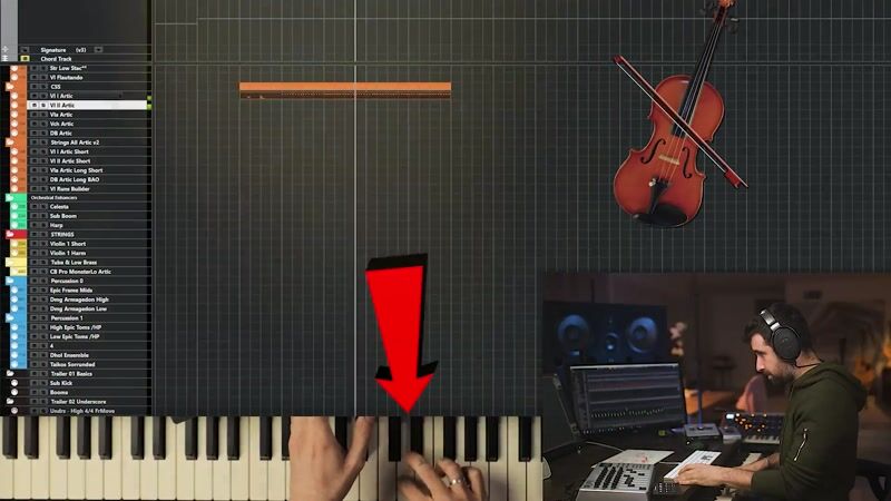 Click to play Action/Tension example